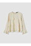 Trendlucky Contrast Color Ruffle Collar Blouse - 4