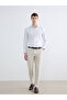 Nevavm Slim Fit Striped Men's Shirt with Difference - 2