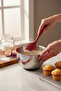 Heat-Resistant Silicone Large Size Dessert-Pastry Preparation Set Pointed Spatula/Egg Brush/Whisk - 4