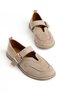 Ugi̇ Gold Buckle Detail Women's Shoes - 2