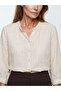 Nevavm Striped Linen Blend Women's Shirt with a Difference - 3