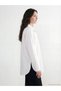 Candy Shop Quality Easy-To-Wear Women's Oversize Shirt with Snap Buttons on the Front and Sleeves - 5