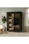 Portable Clothes Organizer Wardrobe Black Color - 2