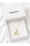 Moon Figured Pearl Detailed 316L Steel Necklace Gift Option - 2