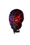 Spider-Man Black Premium Mask with Movable Eyes and Zipper – Easy to Wear Cosplay Remote Control - 5