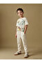 Beige Boys' Jogger Sweatpants - 2