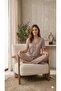Summer Shirt Collar Buttoned Women's Pajama Set - 2