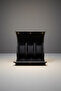 3-Slot Leather Watch Box Cylinder Design Portable Watch Storage Organizer 19X11X7 Cm(Black) - 3