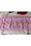 Elegant Flower Pattern Embroidered Crepe Fabric Prayer Cover, Dowry Mevlit Headscarf Without Needlework