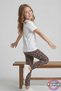 Patterned Children's Leggings - Girls' Leggings with Love Written - Soft, Flexible, Comfortable, Cotton, Anti-Sweat - 5