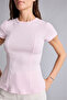 Slim Fit Crew Neck Ribbed Short Sleeve T-Shirt H6057Ax26Sm - 4