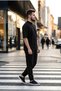 Unisex Oversize Crew Neck T-Shirt-Pants Set - 2