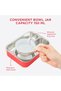 Steel Core Lunch Box 750ml + 150ml Food Jar w/ cutlery, Stainless Steel, Leakproof - PINK SORBET - 3