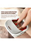 Collapsible Foot Spa Massage, Foot Bath with Heat and Massage Rollers