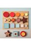 Montessori Silicone Stacking & Shape Sorting Set - 6