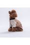 Beige-Beige Baby Teddy Sweat Cat Dog Sweati - Cat Dog Outfit - 3