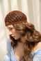 Tinos Hand Knitted Brown Hat - 3