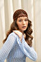 Tinos Hand Knitted Brown Hat - 8