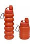 Silicone Collapsible Water Bottles, 500ml Portable Foldable Expandable Water Bottle Sports Cup