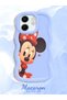 Infinix Smart 9 Compatible Shockproof Simple Blue Silicone Phone Case Minnie Pattern - 2