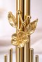 3-Piece Gold Metal Mirrored Flower Model Square Napkin Holder, Gold Metal Flower Model Towel Napkin Holder, and Gold Plated 3-Compartment Spoon Holder Set, Kitchen Serving Tray, Tableware Organizer, Zenith - 8