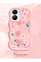 Vivo Y56 Compatible Shockproof Simple Pink Silicone Phone Case Flowers Pattern - 2