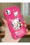 Realme C20 Compatible Shockproof Simple Red Silicone Phone Case Hello Kitty Pattern