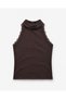 Women's Lace Detailed Halter Neck Ribbed Knitted Blouse - 6