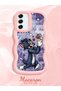 Samsung Galaxy S21 Fe Compatible Shockproof Simple Pink Silicone Phone Case Tom and Jerry Pattern - 2