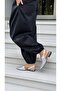Elvane Shoes Knitted Genuine Leather Pointed Toe Sandals Daily Comfortable and Stylish Silver - 4