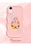 iPhone Xr Compatible Shockproof Simple Pink Silicone Phone Case Spongebob Pattern - 2