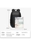9640 17L Business Laptop Backpack 15.6 Inch Water-Resistant Travel Bag Black - 6