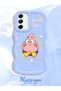 Samsung Galaxy S21 Fe Compatible Shockproof Simple Blue Silicone Phone Case Spongebob Pattern - 2