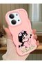 For Redmi 15C 5g Compatible Shockproof Simple Pink Silicone Phone Case Cute Girl Pattern