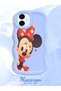 Samsung Galaxy A06 Compatible Shockproof Simple Blue Silicone Phone Case Minnie Pattern - 2