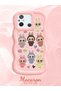 Poco C55 Compatible Shockproof Simple Pink Silicone Phone Case Labubu Pattern - 2