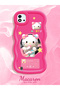 Realme C20 Compatible Shockproof Simple Red Silicone Phone Case Hello Kitty Pattern - 2