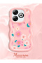 Infinix Hot 40I Compatible Shockproof Simple Pink Silicone Phone Case Flower Pattern - 2