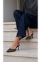 Ravelle Pointed Toe Knitted Lace Women's Heeled Shoes - 4