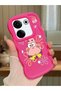 Case for Tecno Camon 20 Pro 4g Compatible Shockproof Simple Red Silicone Phone Cover Spongebob Pattern