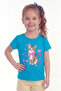 Printed Short Sleeve T-Shirt for Girls B14 - 2
