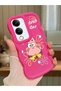 Vivo Y29S Compatible Shockproof Simple Red Silicone Phone Case Spongebob Pattern