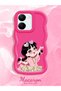 For Vivo Y36 4g Compatible Shockproof Simple Red Silicone Phone Case Cute Girl Pattern - 2