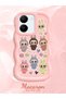 Vivo Y27S Compatible Shockproof Simple Pink Silicone Phone Case Labubu Pattern - 2