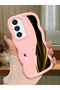Samsung Galaxy A16 Compatible Shockproof Simple Pink Silicone Phone Case Bmw Pattern