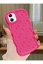 Samsung Galaxy A05 Compatible Shockproof Simple Red Silicone Phone Case Flower Pattern