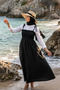Long Strap Cotton Unlined Summer Dress
