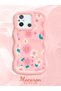 Poco C55 Compatible Shockproof Simple Pink Silicone Phone Case Flower Pattern - 2