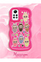 Redmi Note 12 Pro 4g Compatible Shockproof Simple Red Silicone Phone Case Labubu Pattern - 2