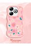 Infinix Smart 8 Pro Compatible Shockproof Simple Pink Silicone Phone Case Cover Flower Pattern - 2